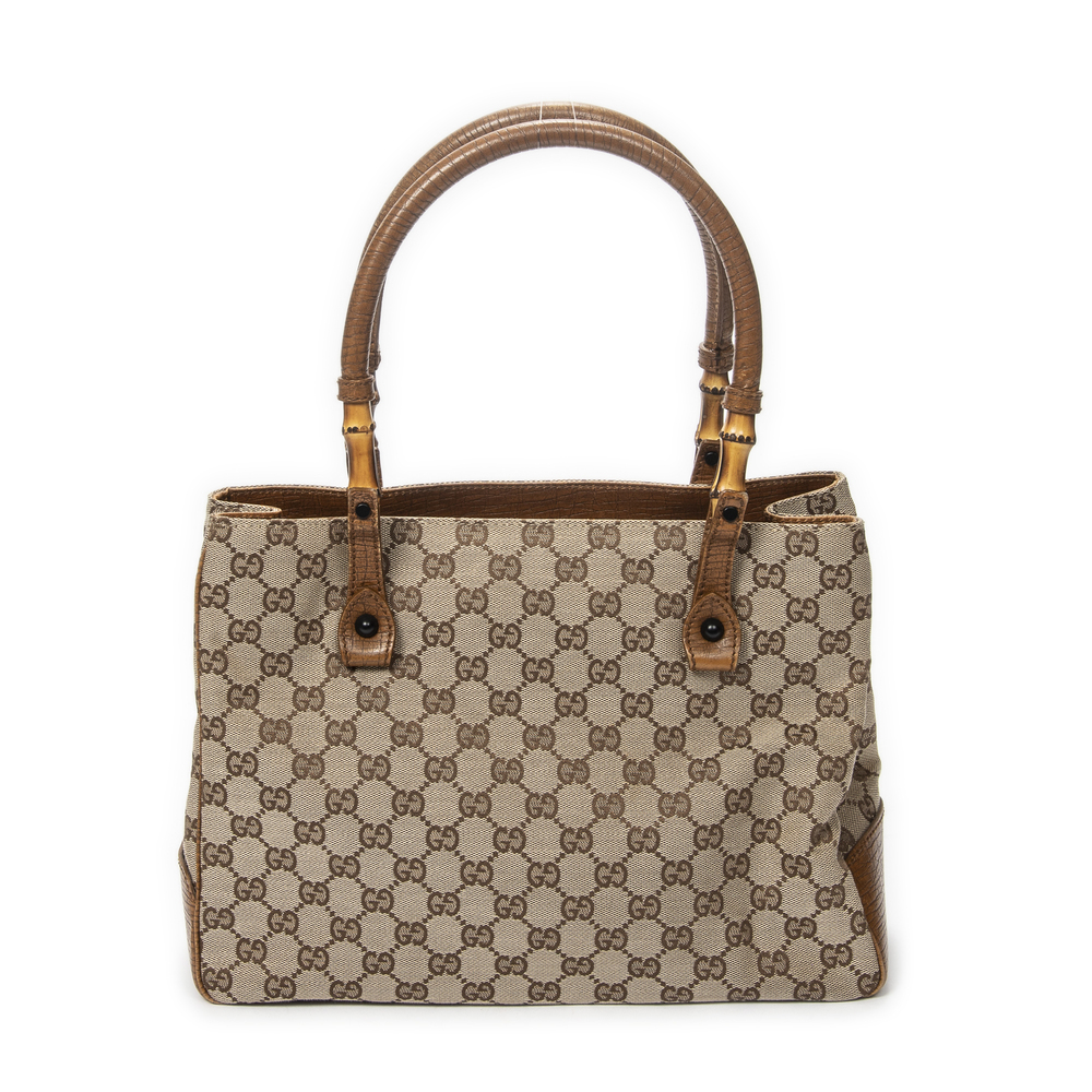 Gucci Square Bamboo Classic Tote
